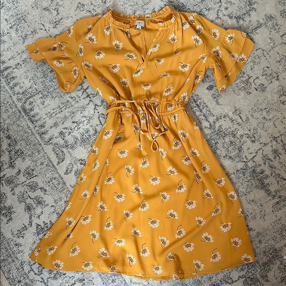 Floral Yellow Dress